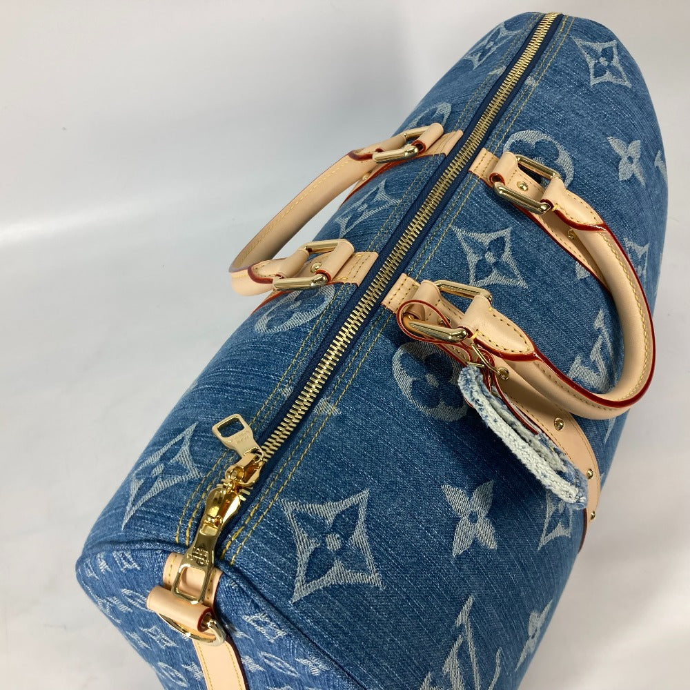 LOUIS VUITTON Boston Duffel bag M24315 Monogram denim blue New LV Remix Keepall ・bandouliere 45