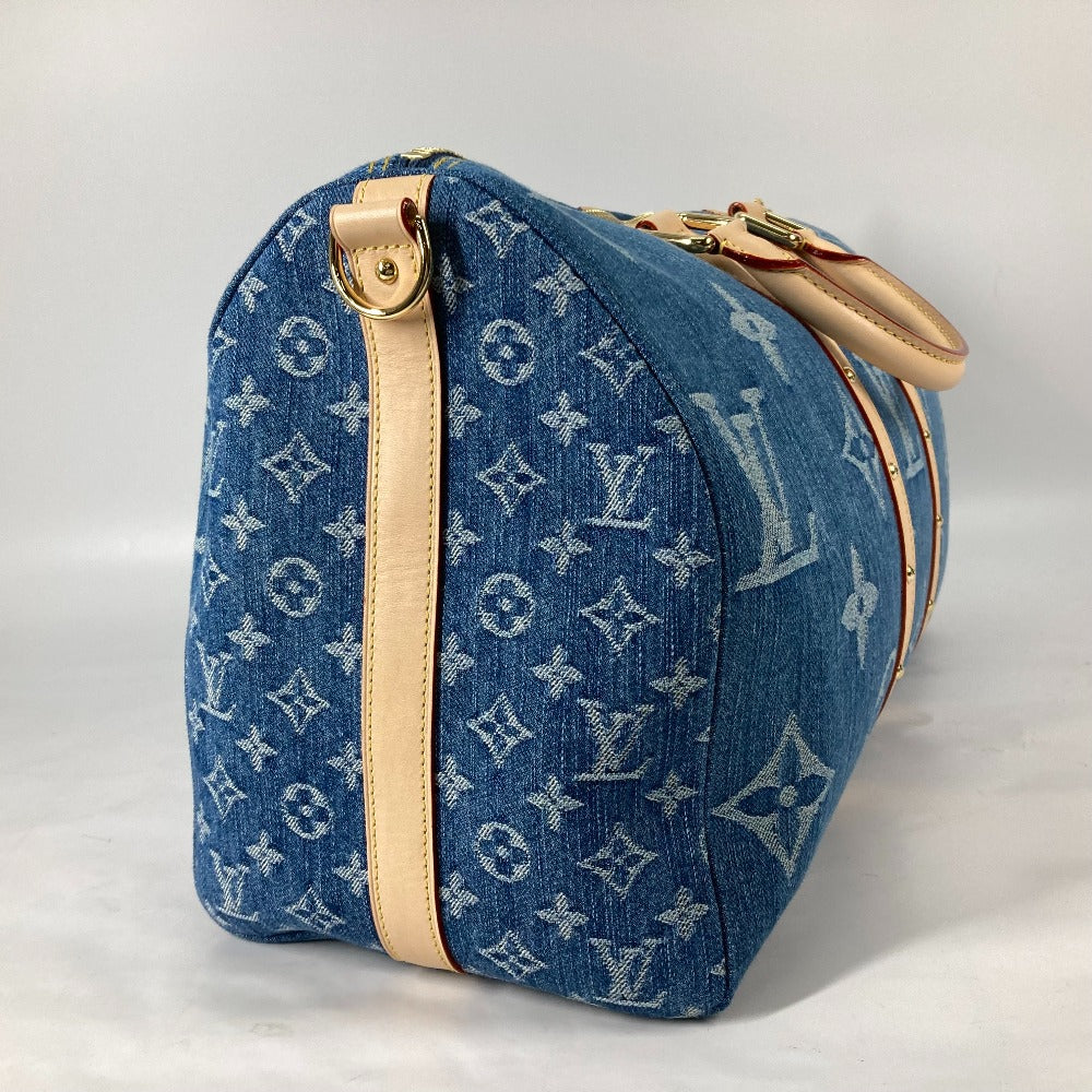 LOUIS VUITTON Boston Duffel bag M24315 Monogram denim blue New LV Remix Keepall ・bandouliere 45