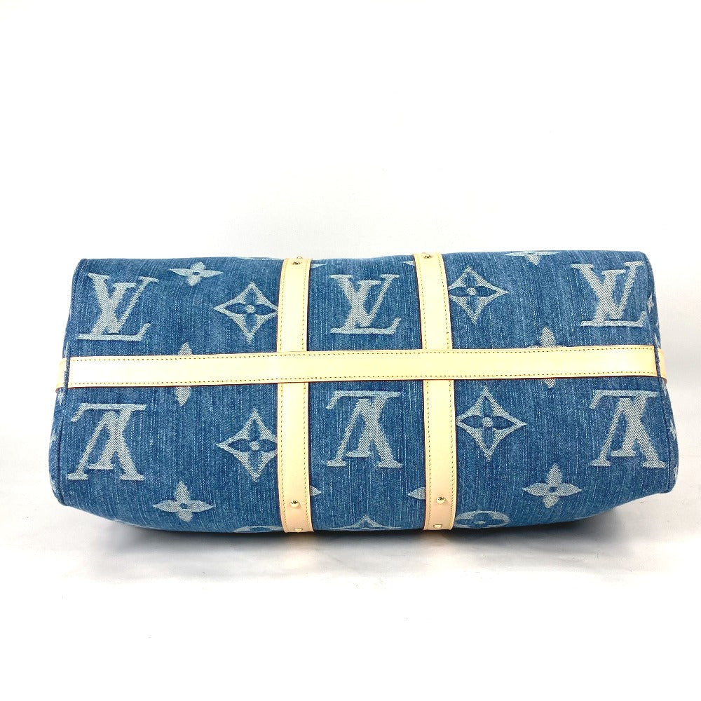 LOUIS VUITTON Boston Duffel bag M24315 Monogram denim blue New LV Remix Keepall ・bandouliere 45