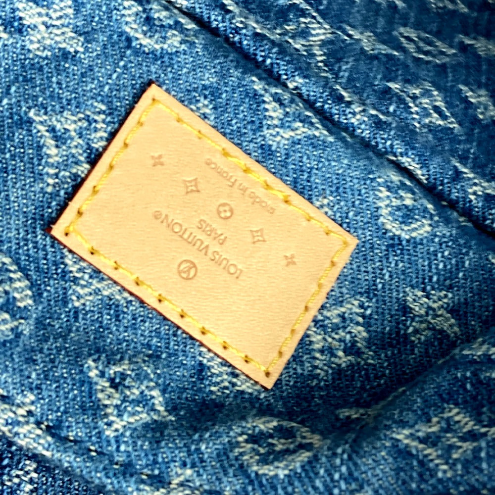 LOUIS VUITTON Backpack M46836 Monogram denim blue New LV Remix Venice Women Used
