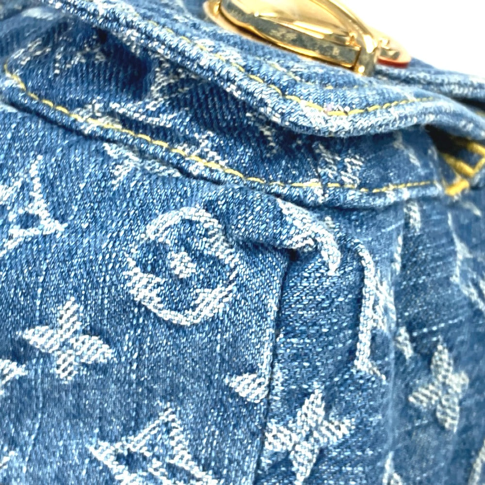 LOUIS VUITTON Backpack M46836 Monogram denim blue New LV Remix Venice Women Used