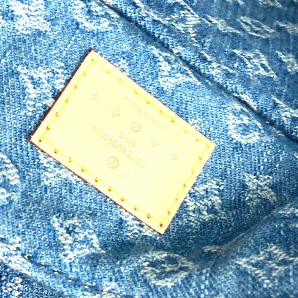 LOUIS VUITTON Backpack M46836 Monogram denim blue New LV Remix Venice Women Used