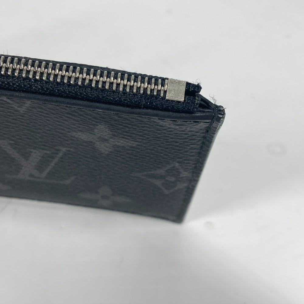 LOUIS VUITTON Coin case M30271 Monogram Eclipse Canvas, Taiga Leather black Taigalama Coin card holder