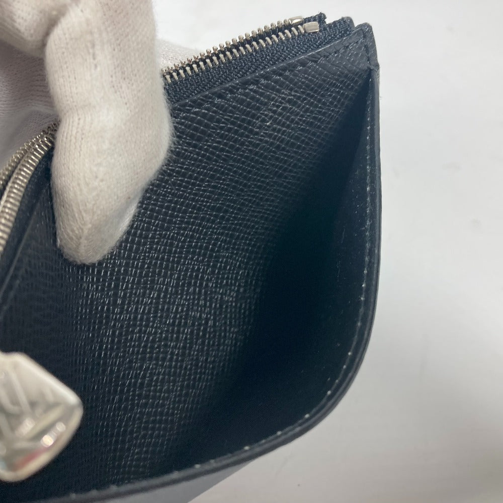 LOUIS VUITTON Coin case M30271 Monogram Eclipse Canvas, Taiga Leather black Taigalama Coin card holder