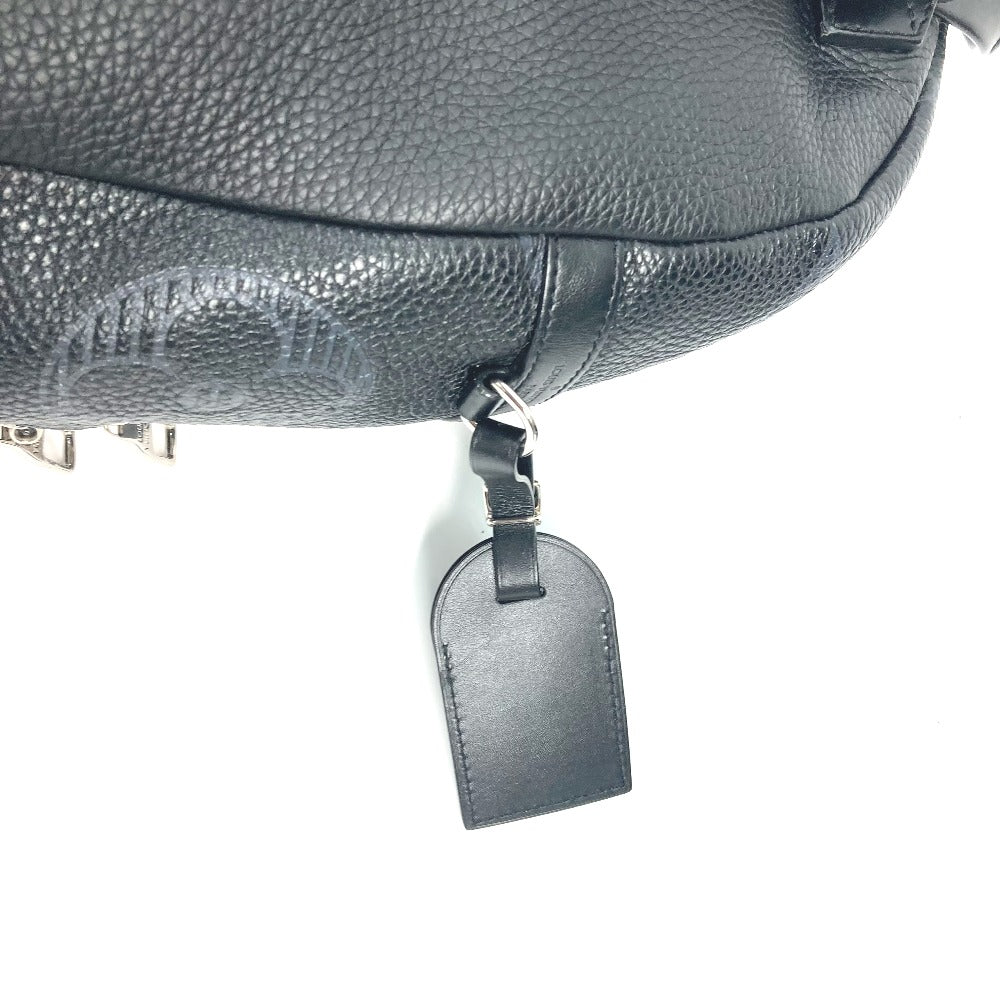LOUIS VUITTON Backpack M57288 leather black Monogram Taurillon Clemence Shadow Armand backpack