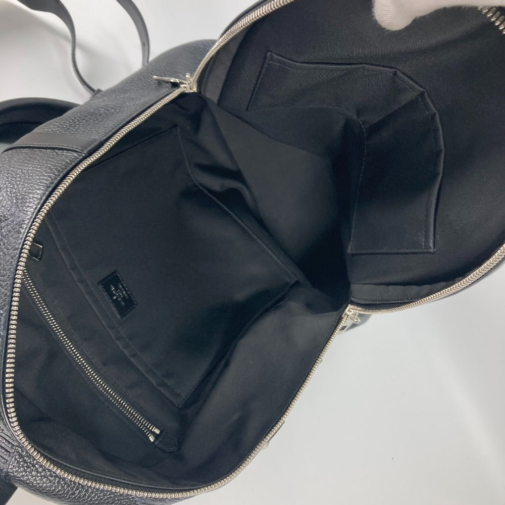 LOUIS VUITTON Backpack M57288 leather black Monogram Taurillon Clemence Shadow Armand backpack