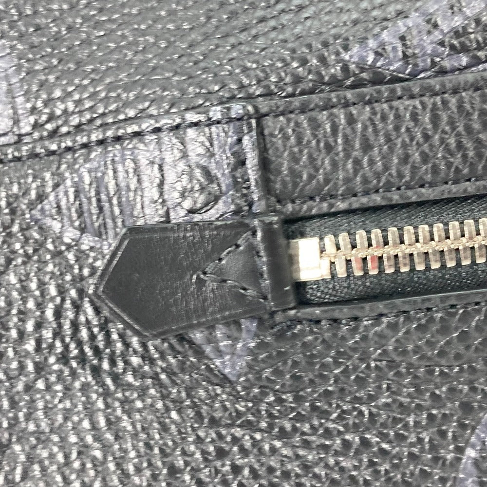 LOUIS VUITTON Backpack M57288 leather black Monogram Taurillon Clemence Shadow Armand backpack
