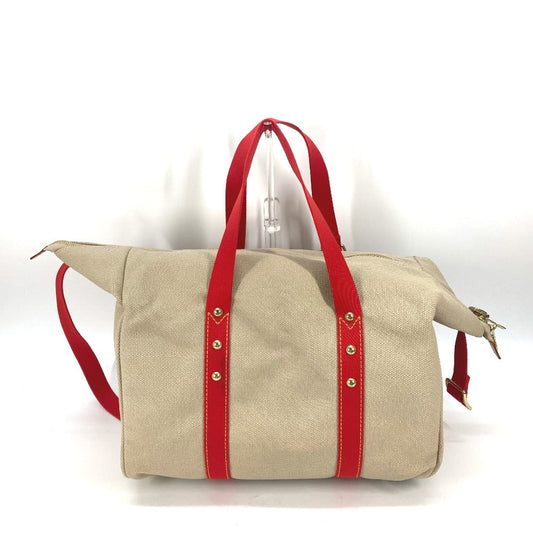 LOUIS VUITTON Boston Duffel bag M40029 canvas beige Antigua Sac Weekend