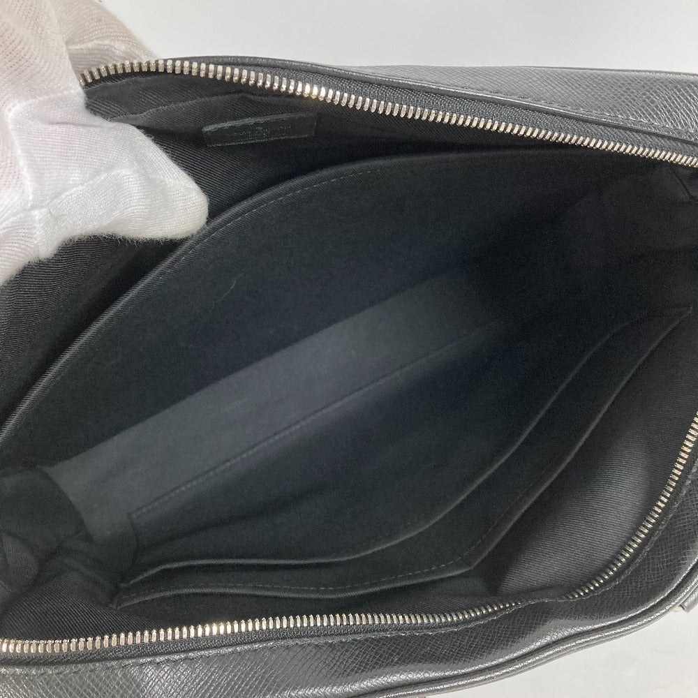 LOUIS VUITTON Business bag M30440 Taiga Leather black Taiga Alex