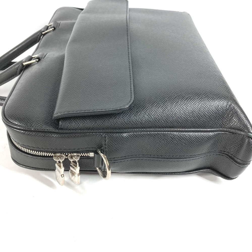LOUIS VUITTON Business bag M30440 Taiga Leather black Taiga Alex