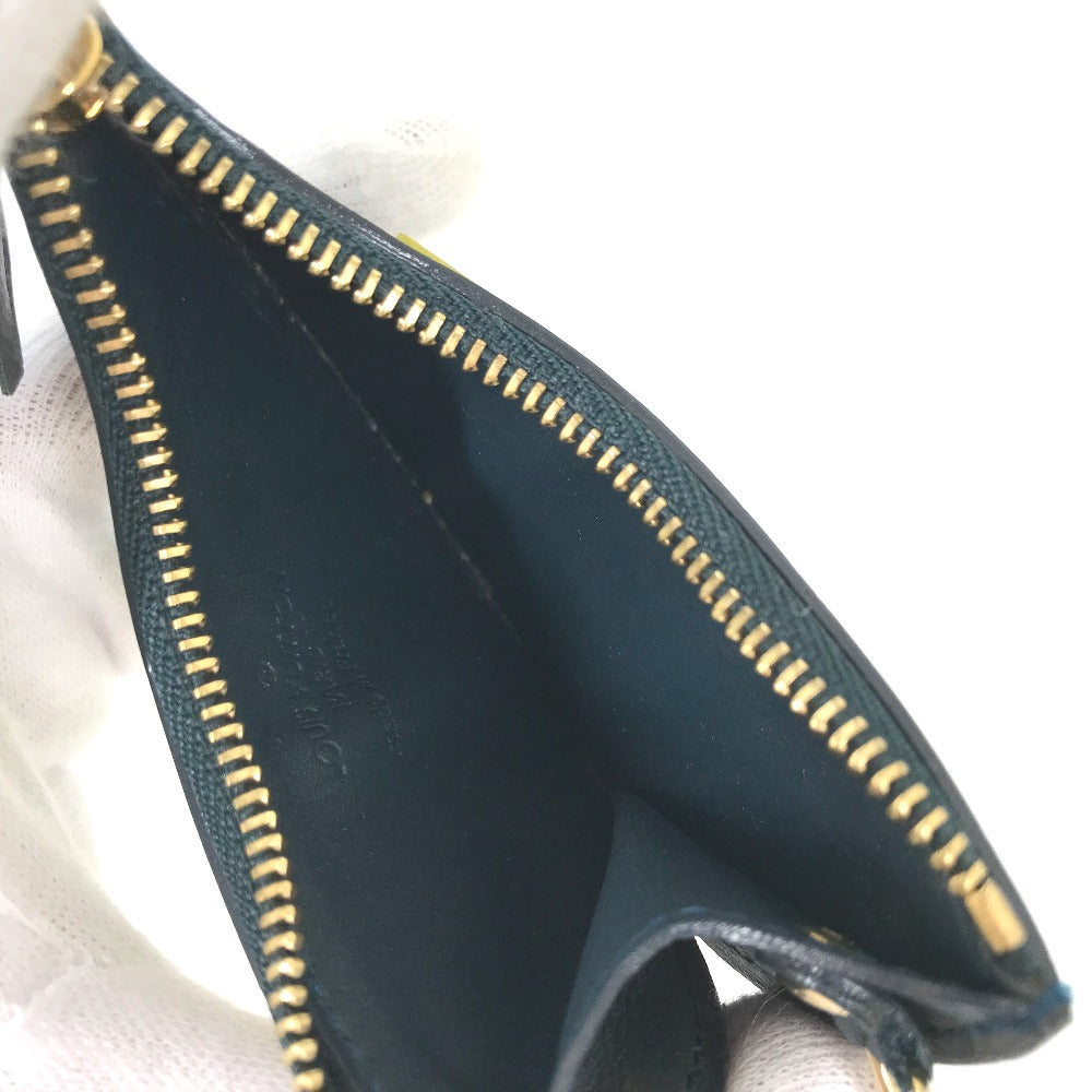 LOUIS VUITTON Coin case M91405 Monogram Vernis green Monogram Vernis Pochette Oiseau Women Used