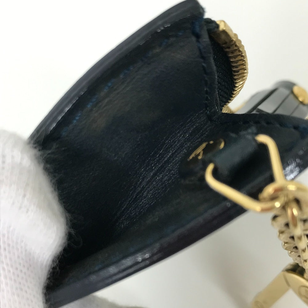 LOUIS VUITTON Coin case M91405 Monogram Vernis green Monogram Vernis Pochette Oiseau Women Used