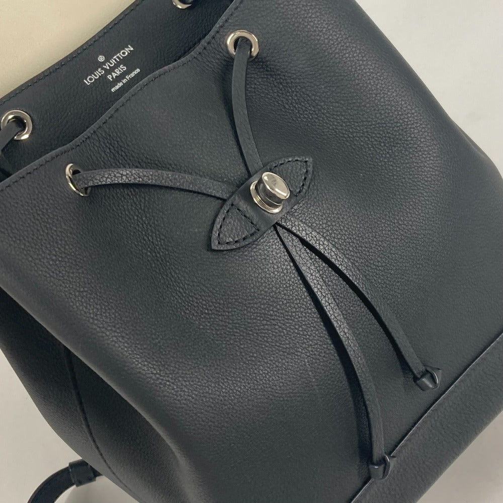 LOUIS VUITTON Backpack M54108 leather black Rock Me Backpack Studs