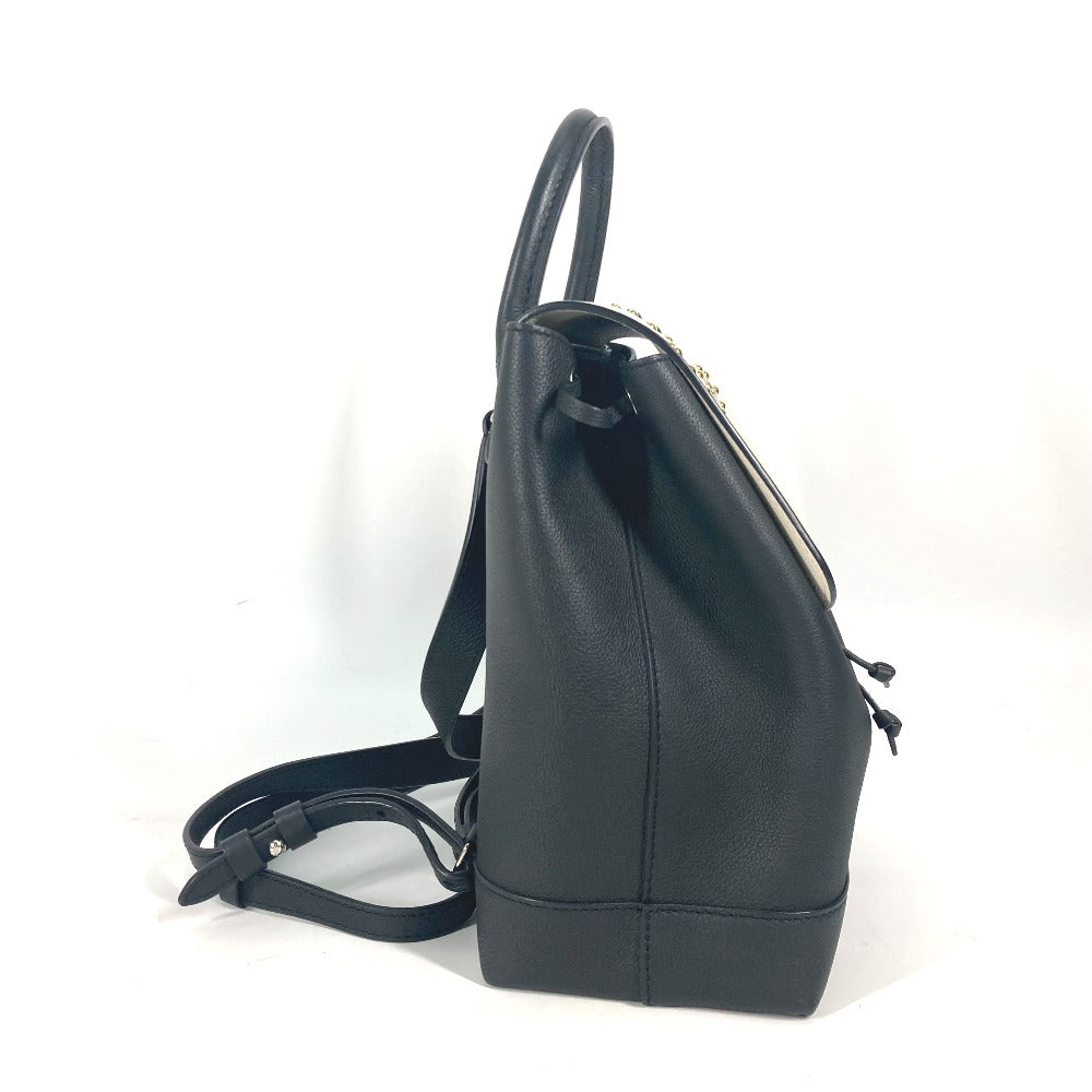 LOUIS VUITTON Backpack M54108 leather black Rock Me Backpack Studs
