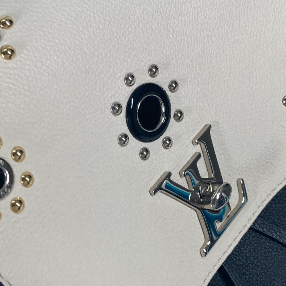 LOUIS VUITTON Backpack M54108 leather black Rock Me Backpack Studs