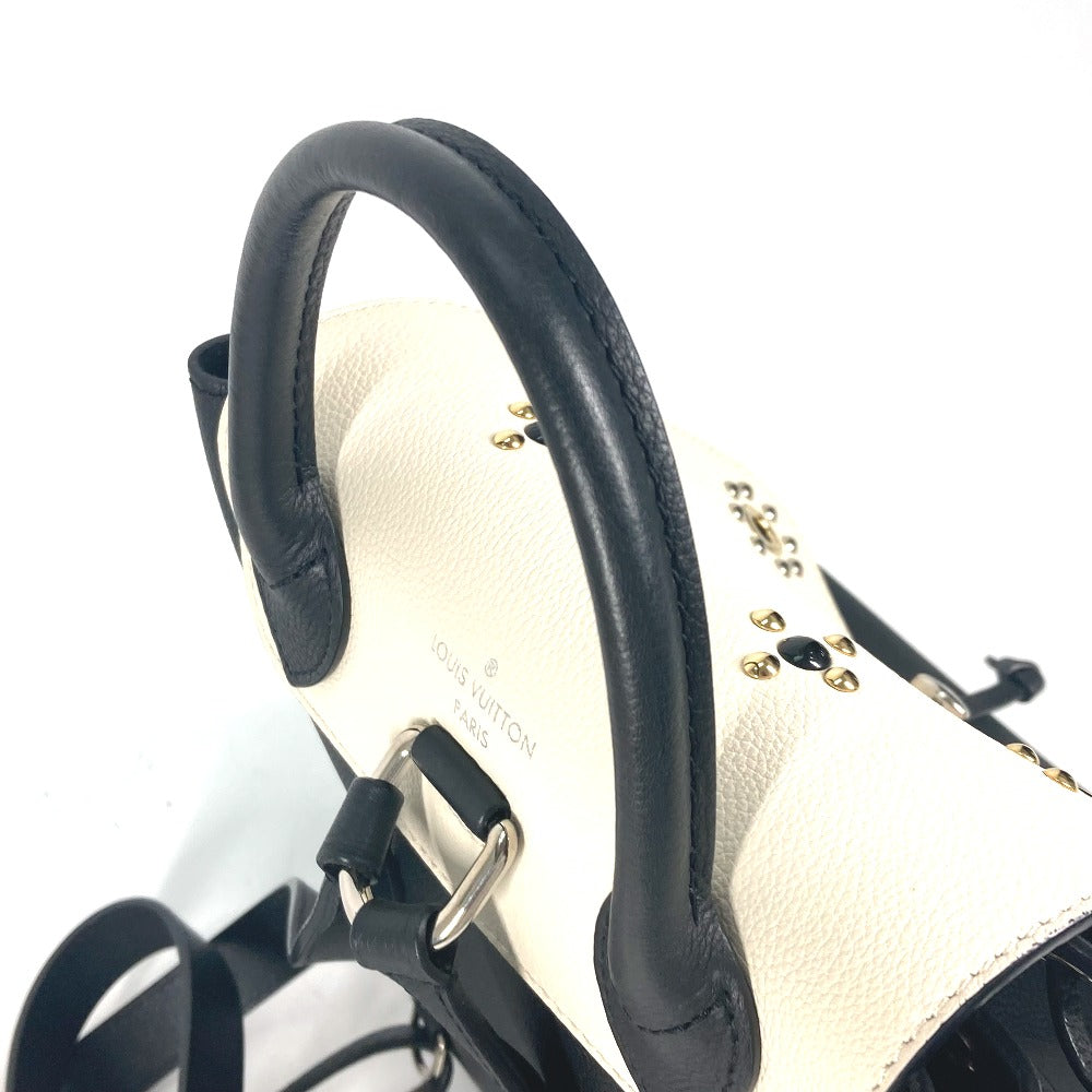 LOUIS VUITTON Backpack M54108 leather black Rock Me Backpack Studs