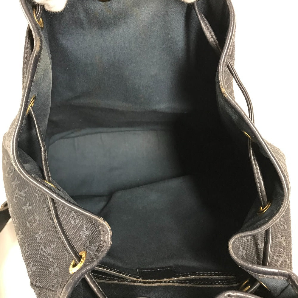 LOUIS VUITTON Backpack M92455 Monogram denim blue Monogram Mini Denim MontsourisGM