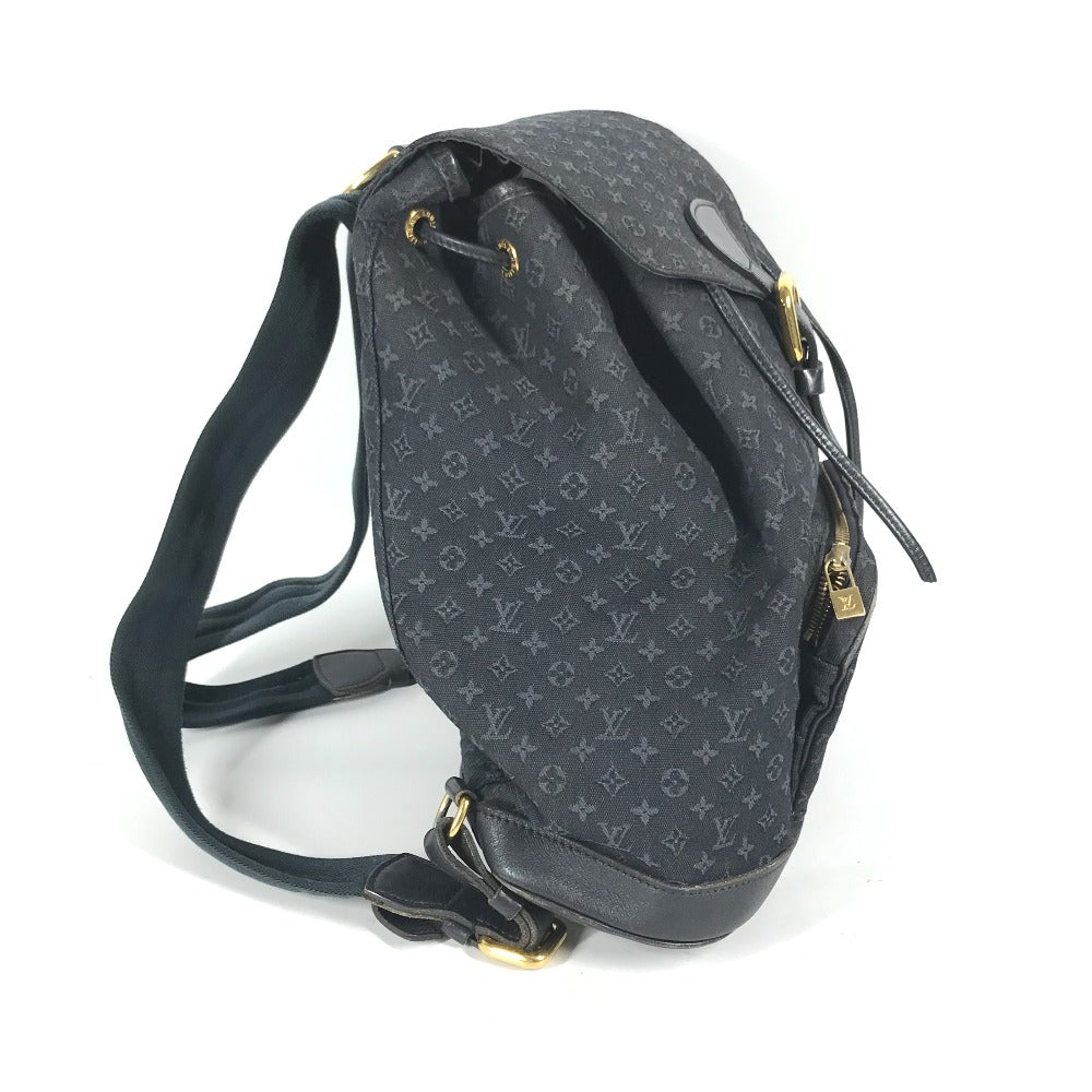 LOUIS VUITTON Backpack M92455 Monogram denim blue Monogram Mini Denim MontsourisGM
