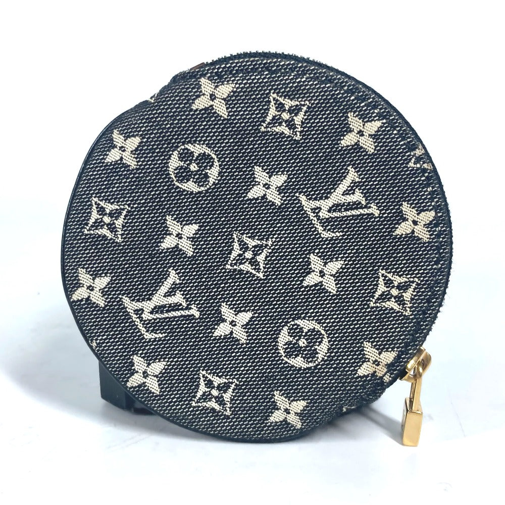 LOUIS VUITTON Coin case M92453 Monogram mini canvas black Monogram mini Porto Moneron Women Used