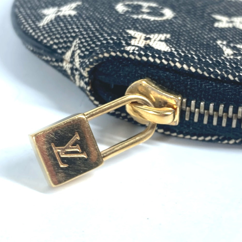 LOUIS VUITTON Coin case M92453 Monogram mini canvas black Monogram mini Porto Moneron Women Used