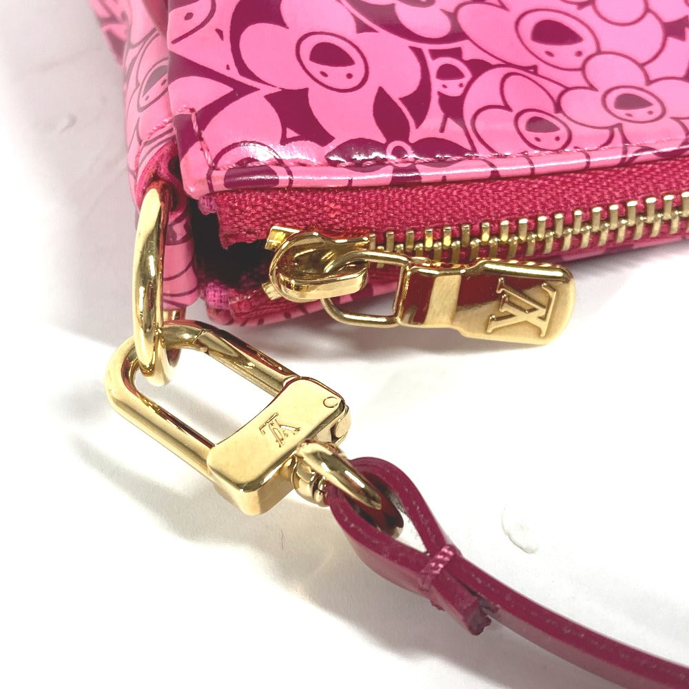 LOUIS VUITTON Accessory pouch M93166 PVC / Leather pink Cosmic Blossom Pochette Cosmic Women Used