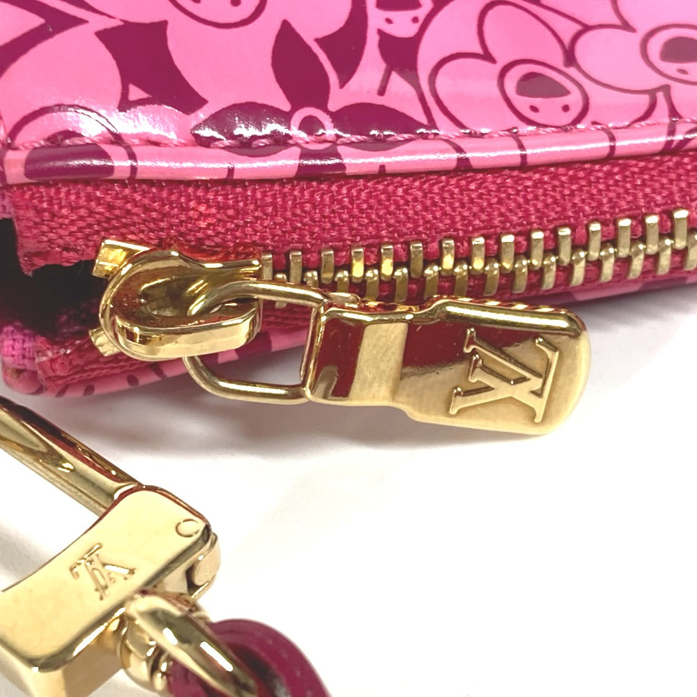 LOUIS VUITTON Accessory pouch M93166 PVC / Leather pink Cosmic Blossom Pochette Cosmic Women Used