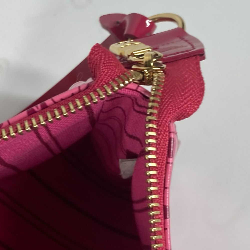 LOUIS VUITTON Accessory pouch M93166 PVC / Leather pink Cosmic Blossom Pochette Cosmic Women Used