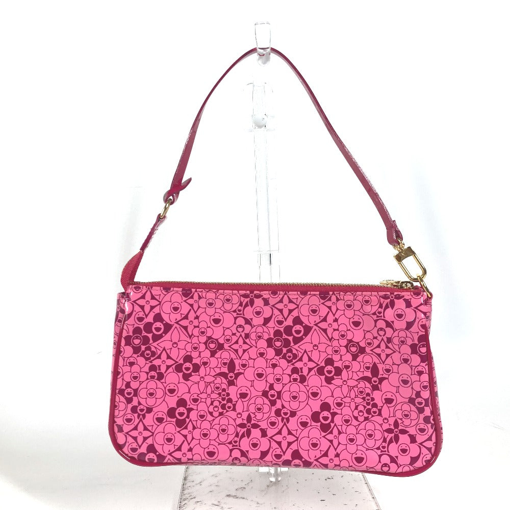 LOUIS VUITTON Accessory pouch M93166 PVC / Leather pink Cosmic Blossom Pochette Cosmic Women Used