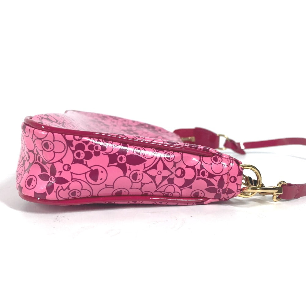 LOUIS VUITTON Accessory pouch M93166 PVC / Leather pink Cosmic Blossom Pochette Cosmic Women Used