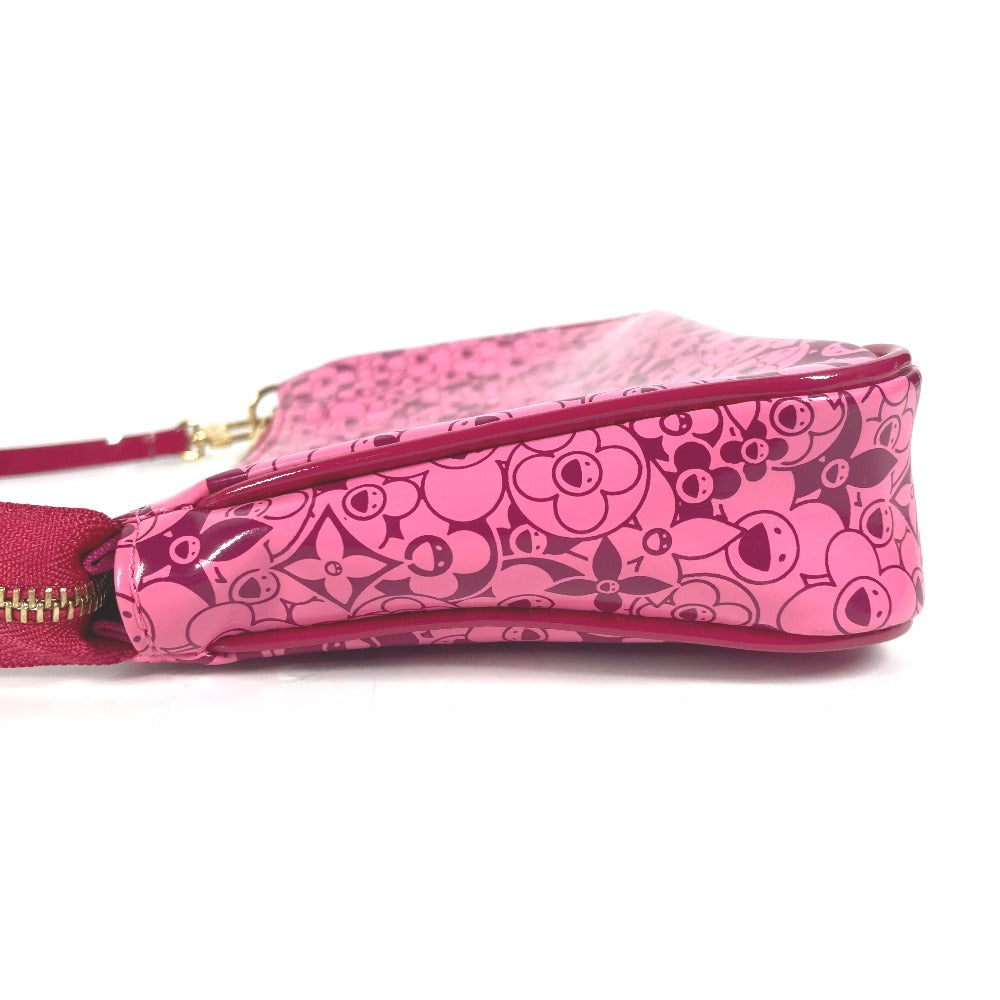 LOUIS VUITTON Accessory pouch M93166 PVC / Leather pink Cosmic Blossom Pochette Cosmic Women Used