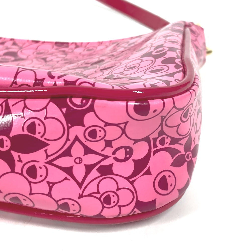 LOUIS VUITTON Accessory pouch M93166 PVC / Leather pink Cosmic Blossom Pochette Cosmic Women Used