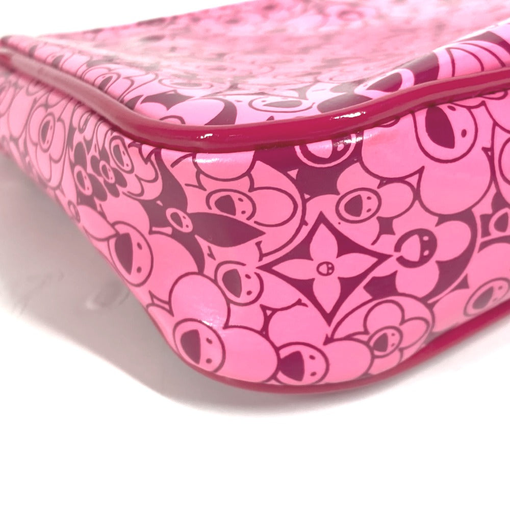 LOUIS VUITTON Accessory pouch M93166 PVC / Leather pink Cosmic Blossom Pochette Cosmic Women Used