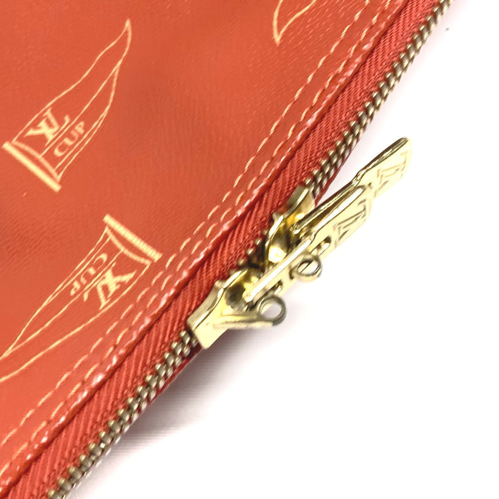 LOUIS VUITTON Garment bag canvas Orange Louis Vuitton Cup LVCUP Belil
