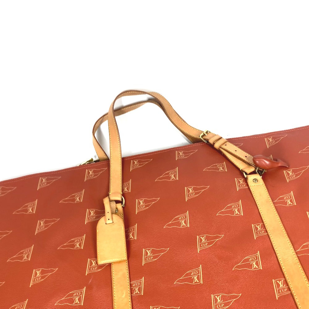 LOUIS VUITTON Garment bag canvas Orange Louis Vuitton Cup LVCUP Belil