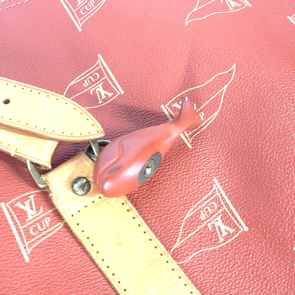 LOUIS VUITTON Garment bag canvas Orange Louis Vuitton Cup LVCUP Belil