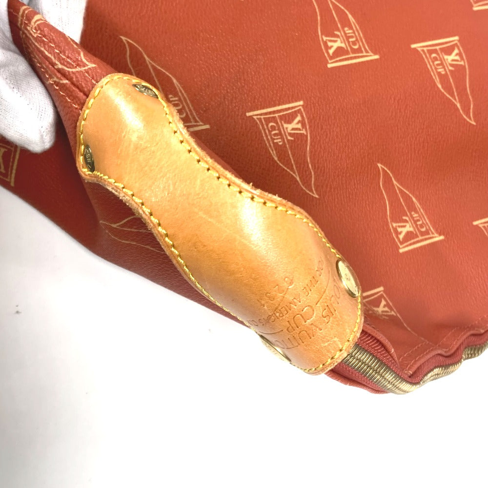 LOUIS VUITTON Garment bag canvas Orange Louis Vuitton Cup LVCUP Belil