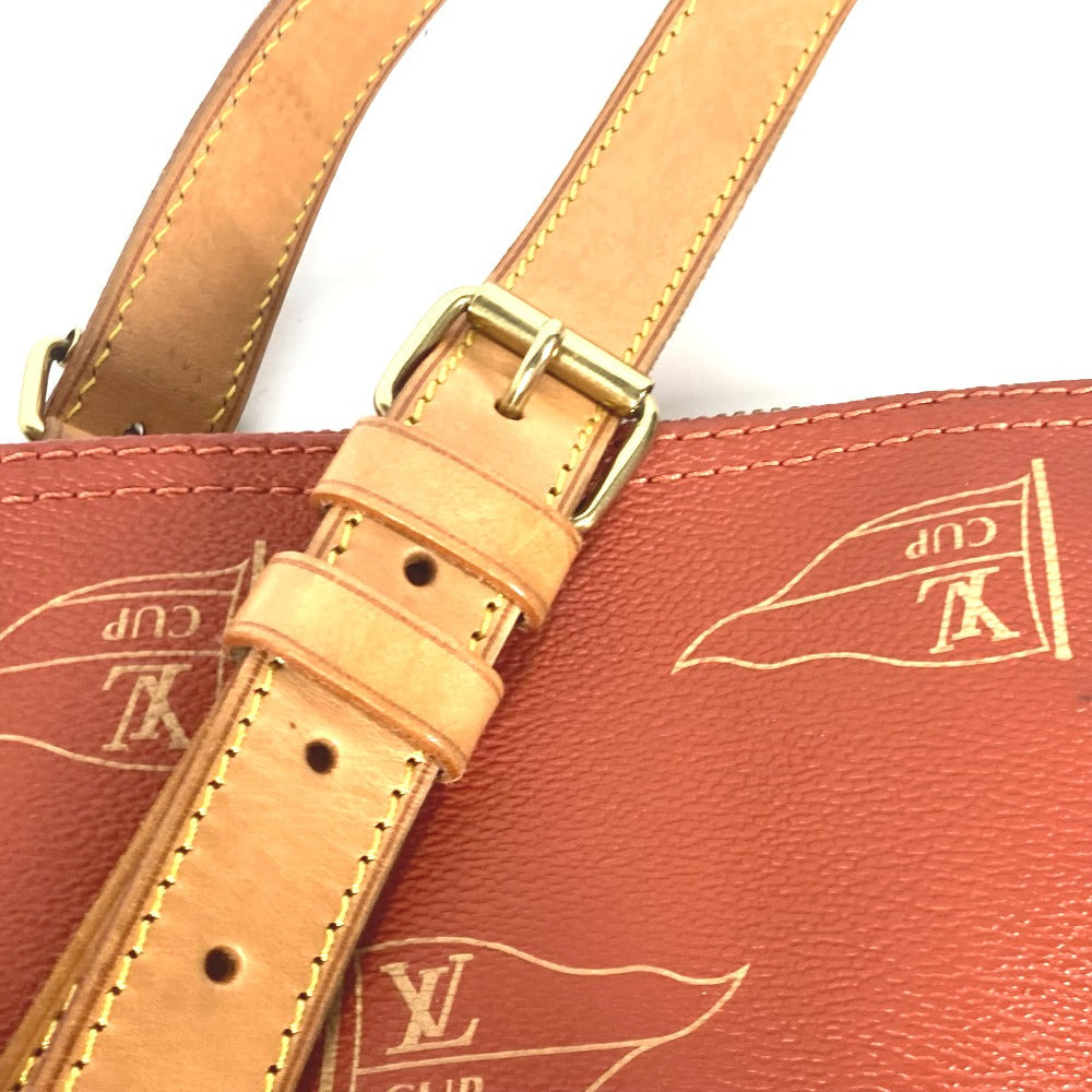 LOUIS VUITTON Garment bag canvas Orange Louis Vuitton Cup LVCUP Belil
