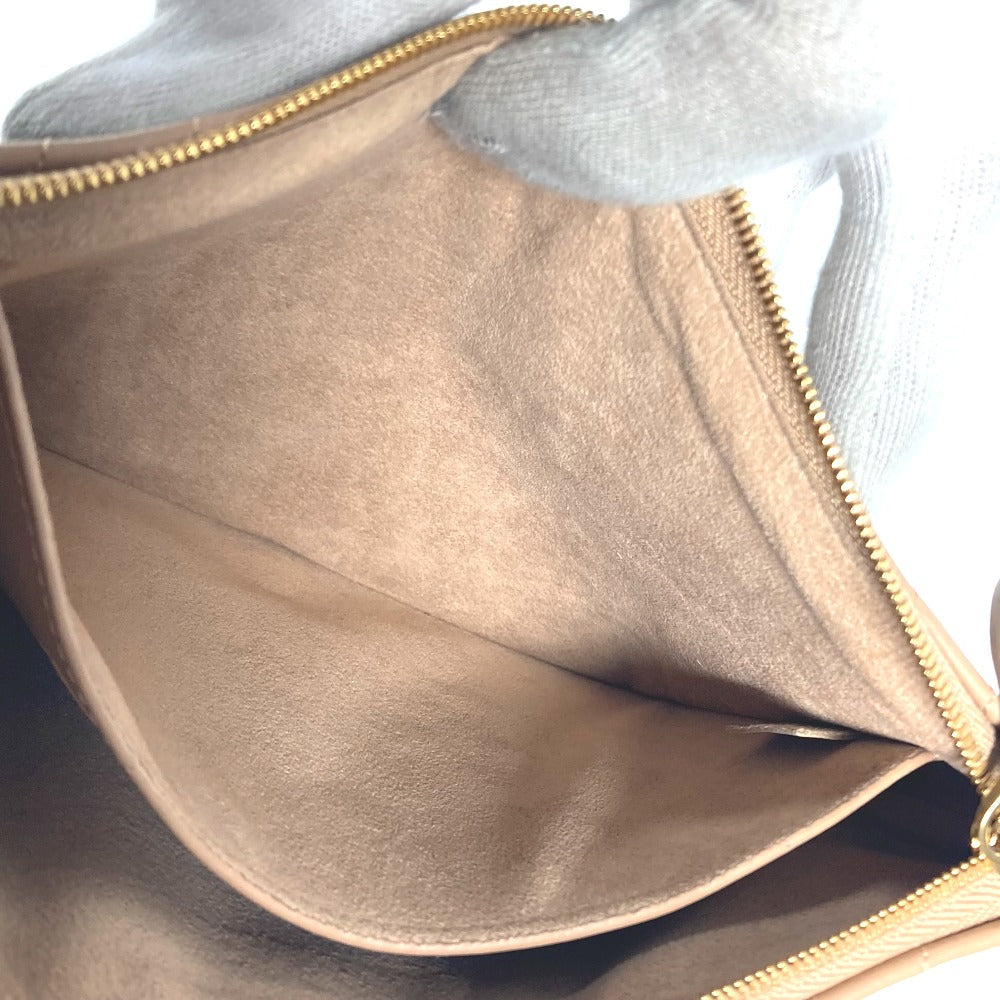 LOUIS VUITTON Clutch bag M68478 leather beige New Wave Pochette Zip
