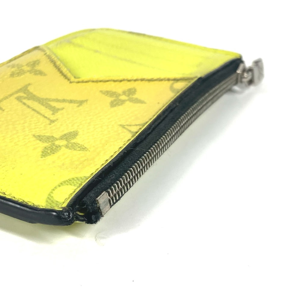 LOUIS VUITTON Coin case M30950 Taiga Leather, Monogram Canvas yellow Taigalama Coin card holder