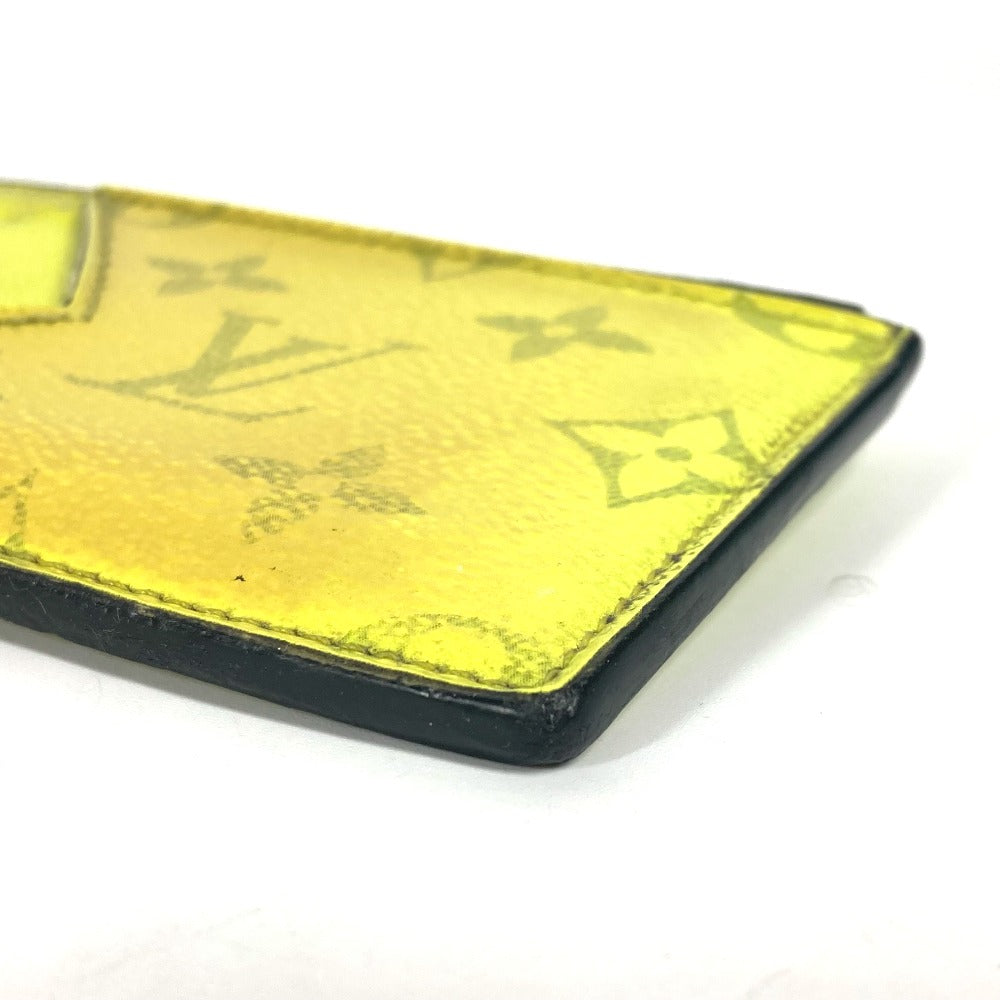 LOUIS VUITTON Coin case M30950 Taiga Leather, Monogram Canvas yellow Taigalama Coin card holder