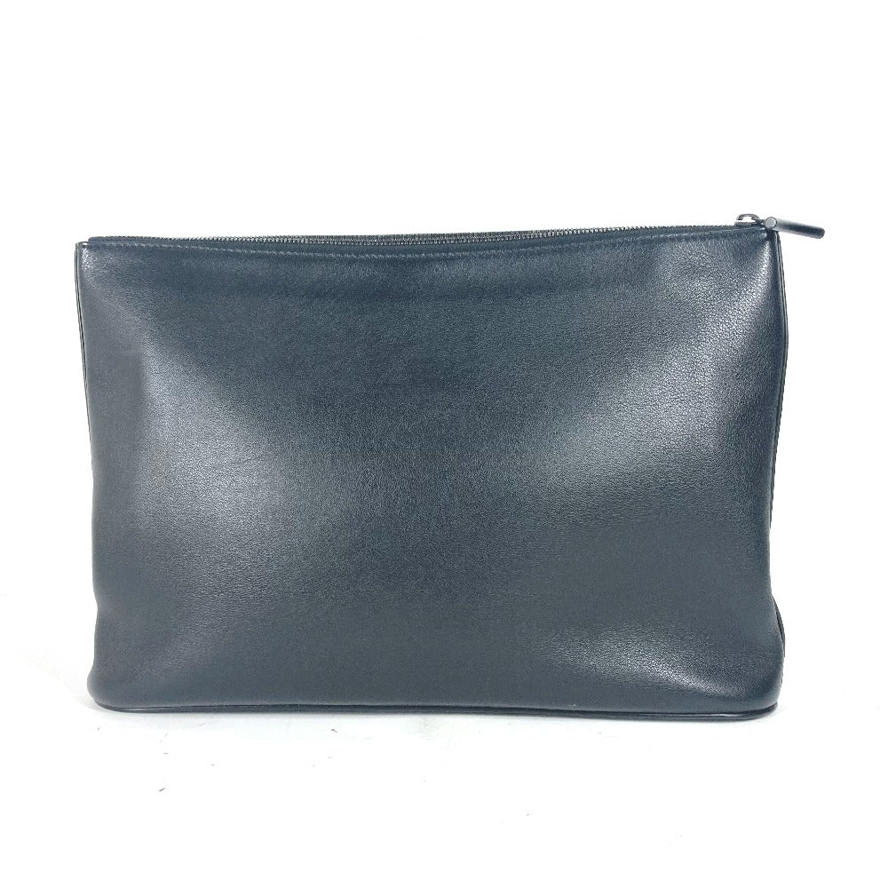 LOUIS VUITTON Clutch bag M63268 leather black Dark annity pochette cosmos