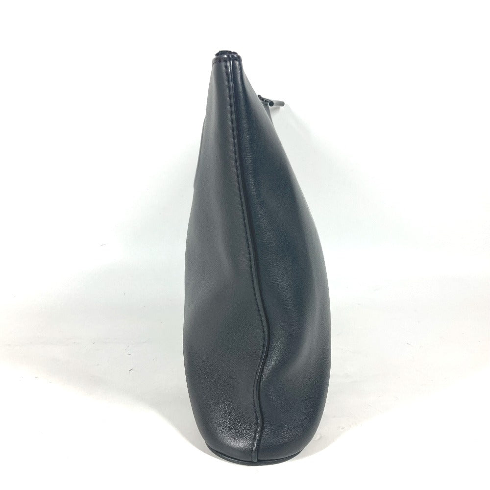 LOUIS VUITTON Clutch bag M63268 leather black Dark annity pochette cosmos