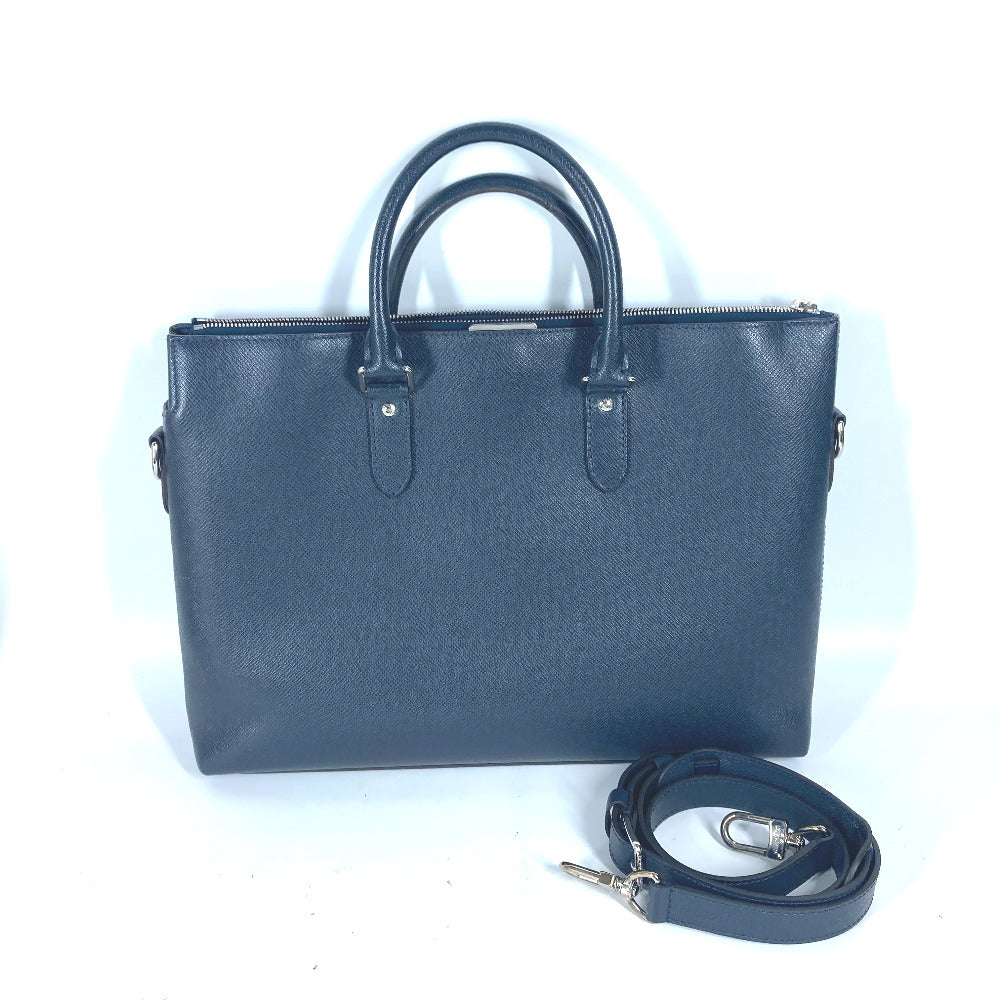 LOUIS VUITTON Business bag M33417　 Taiga Leather Navy Taiga Anton