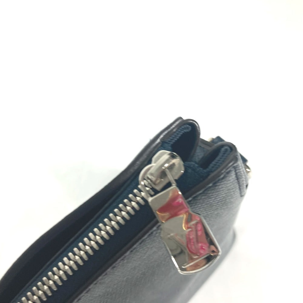 LOUIS VUITTON Business bag M33417　 Taiga Leather Navy Taiga Anton