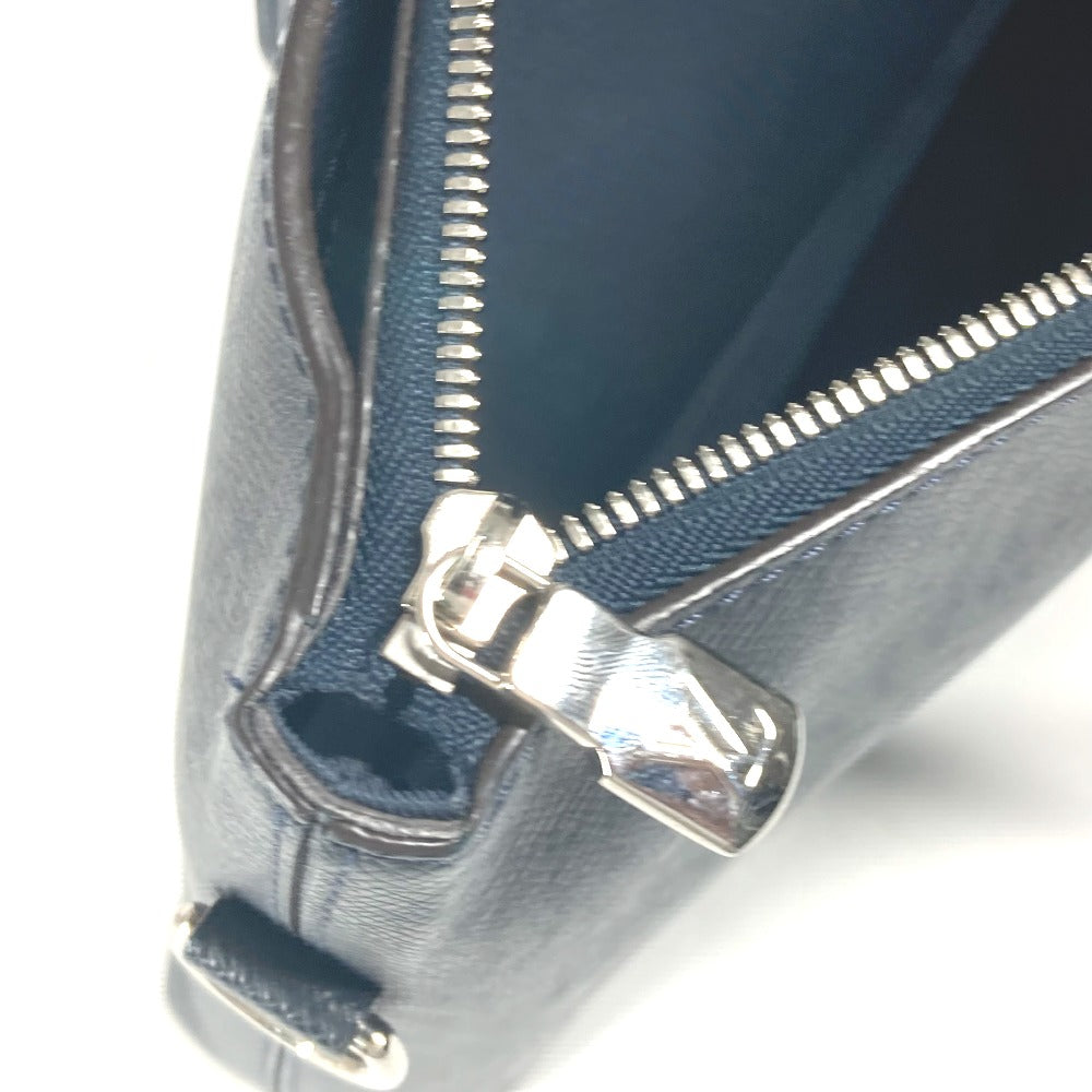 LOUIS VUITTON Business bag M33417　 Taiga Leather Navy Taiga Anton