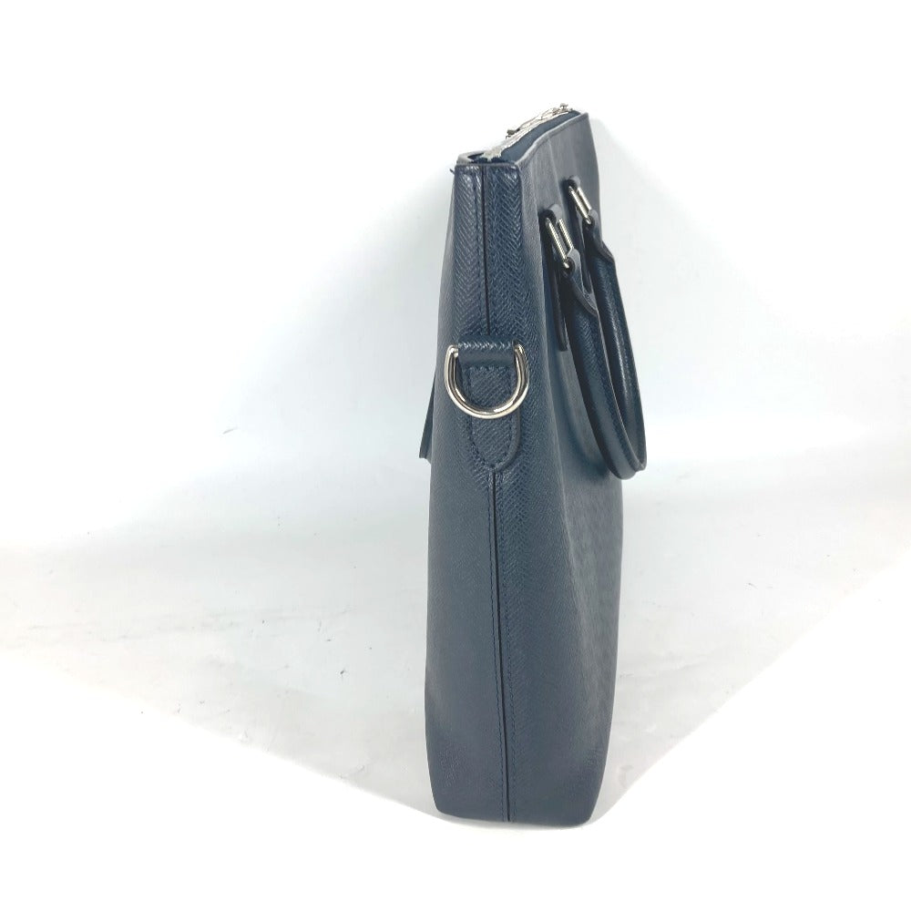 LOUIS VUITTON Business bag M33417　 Taiga Leather Navy Taiga Anton