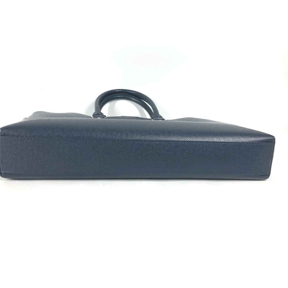 LOUIS VUITTON Business bag M33417　 Taiga Leather Navy Taiga Anton