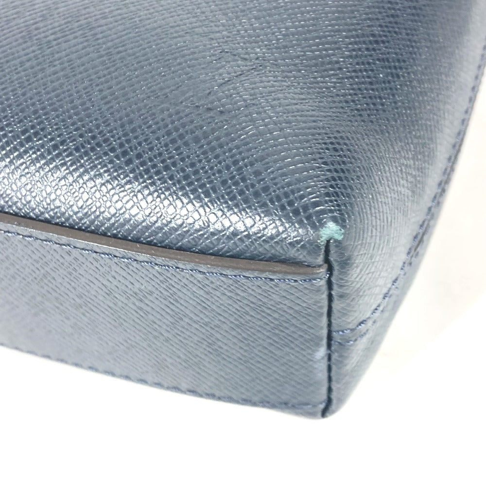 LOUIS VUITTON Business bag M33417　 Taiga Leather Navy Taiga Anton