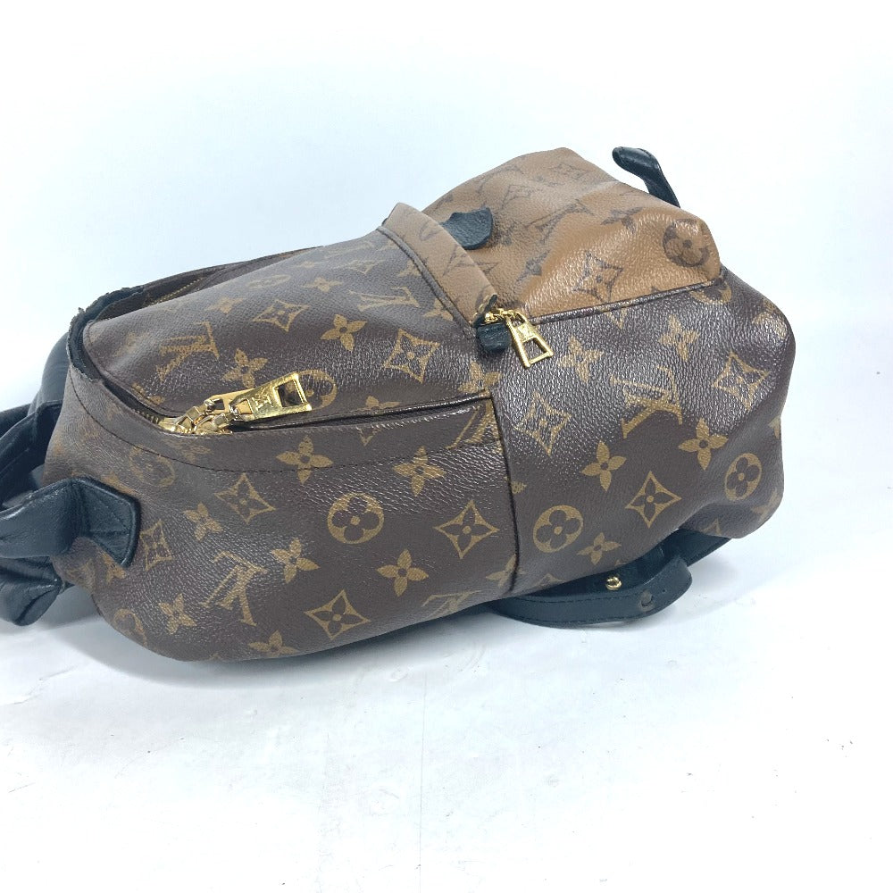 LOUIS VUITTON Backpack M43116 Monogram reverse canvas Brown Monogram reverse Palm Springs Backpack PM