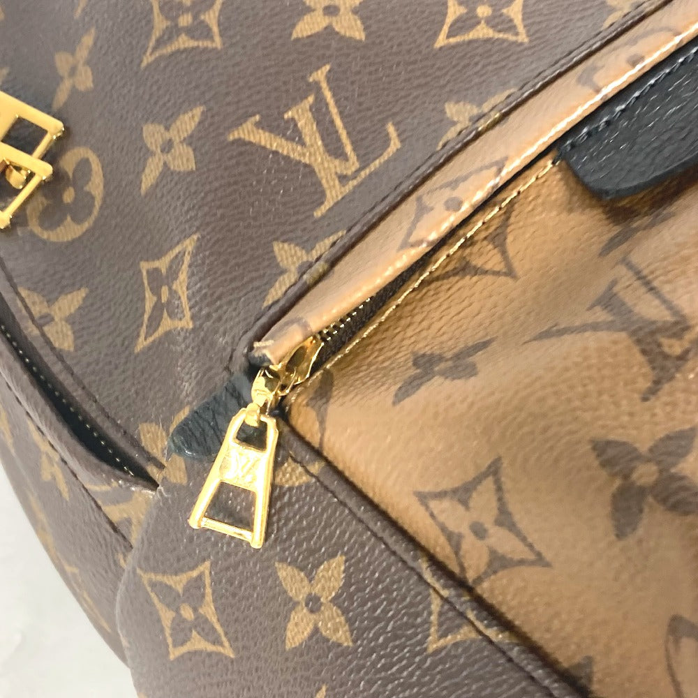 LOUIS VUITTON Backpack M43116 Monogram reverse canvas Brown Monogram reverse Palm Springs Backpack PM